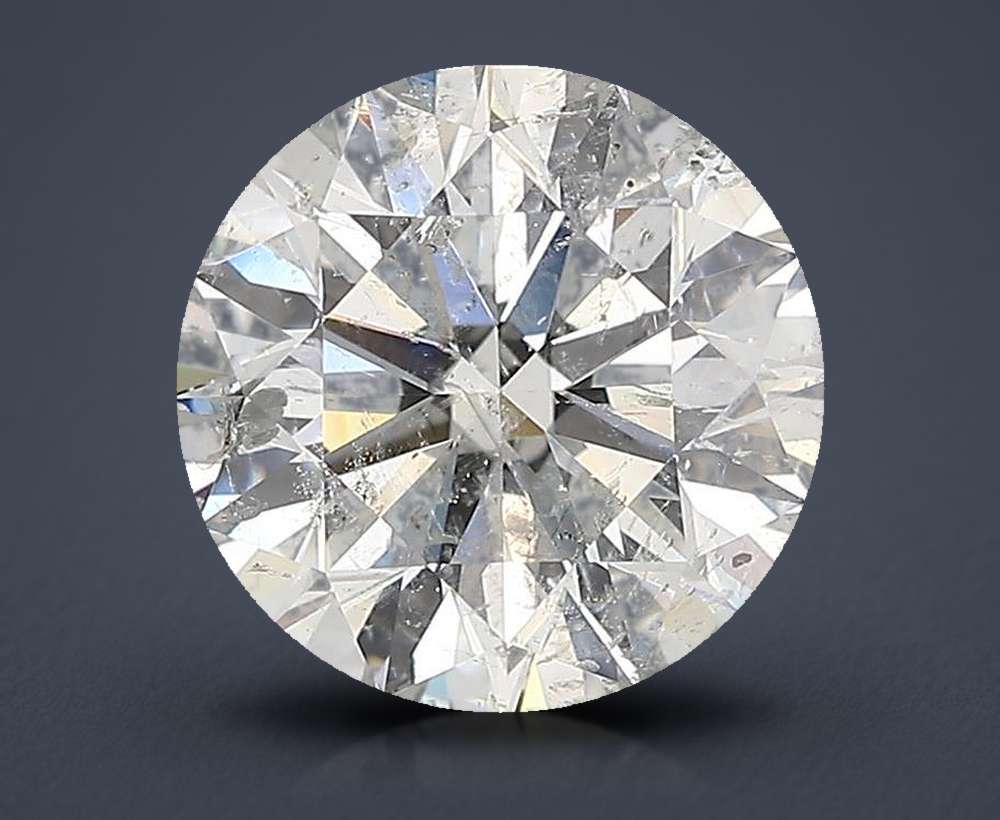 3.02 Carat Round Natural Diamond