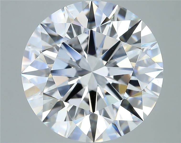 11.09ct D VS2 Rare Carat Ideal Cut Round Diamond