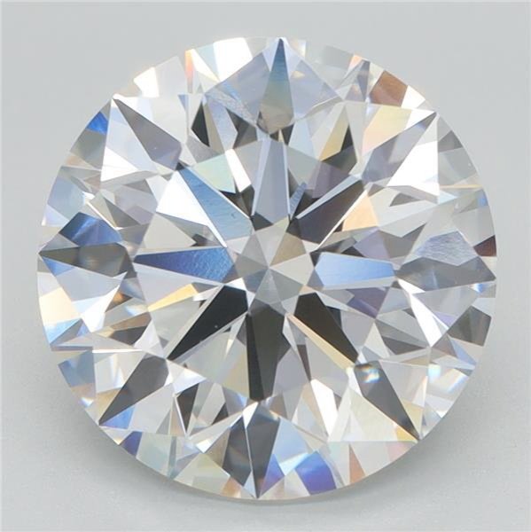 5.10ct D VVS2 Rare Carat Ideal Cut Round Lab Grown Diamond