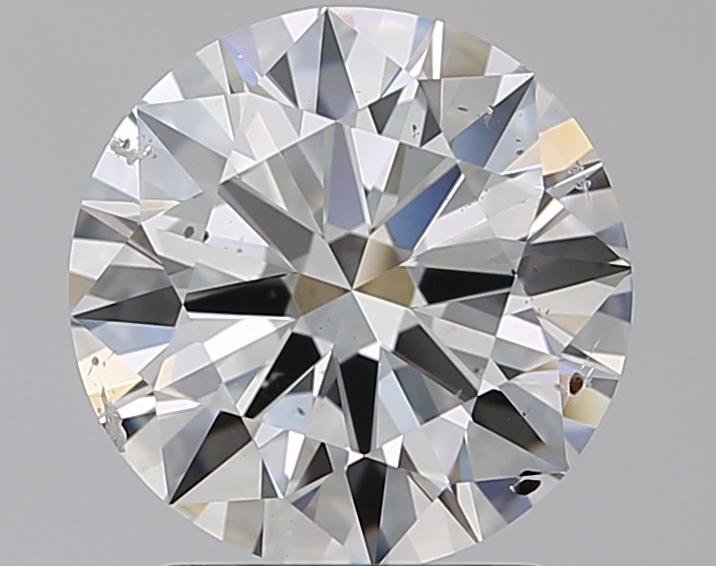 1.90ct E SI2 Rare Carat Ideal Cut Round Diamond