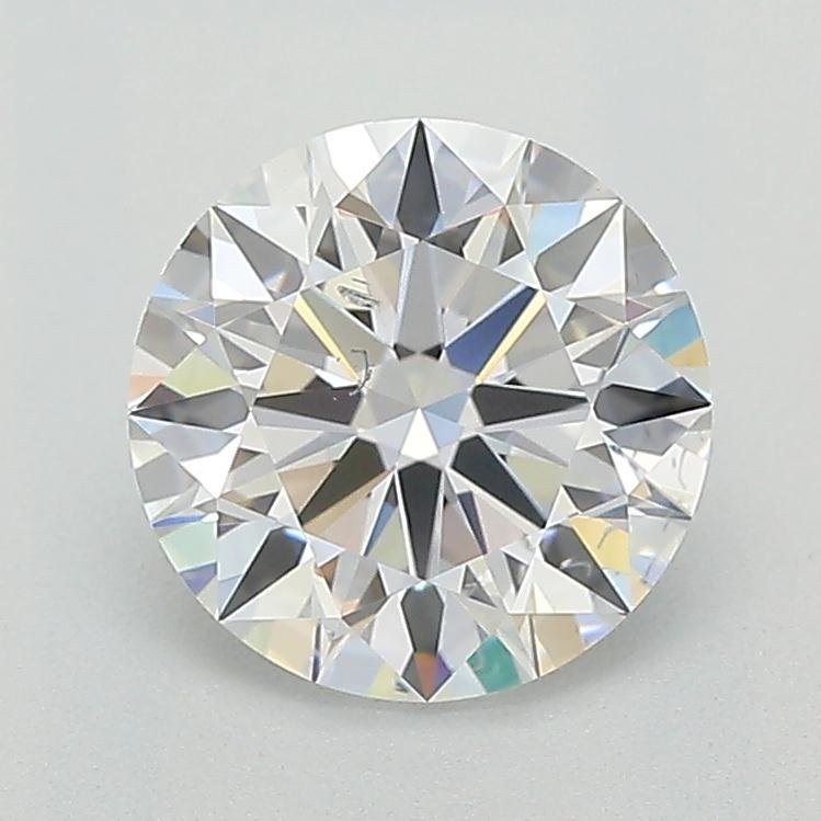 0.96ct D SI1 Rare Carat Ideal Cut Round Lab Grown Diamond