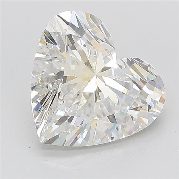 3.02ct G VS2 Rare Carat Ideal Cut Heart Lab Grown Diamond