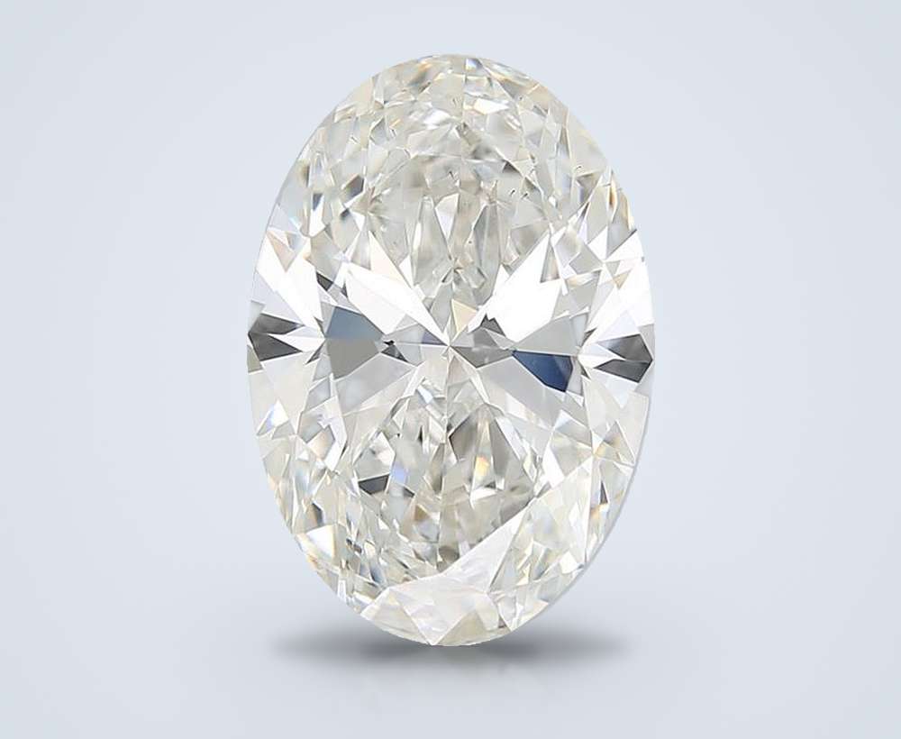 6.27 Carat Oval Lab Diamond