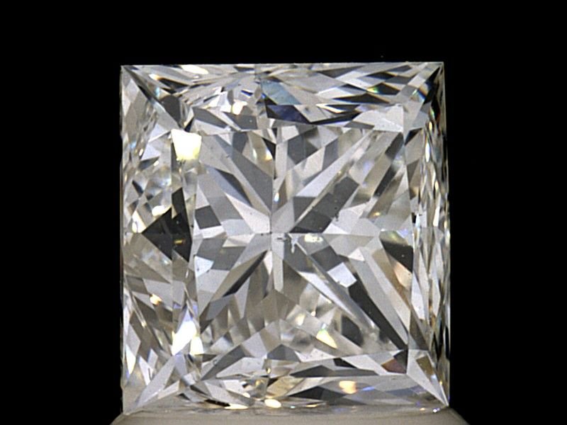 1.96ct K SI1 Good Cut Princess Diamond