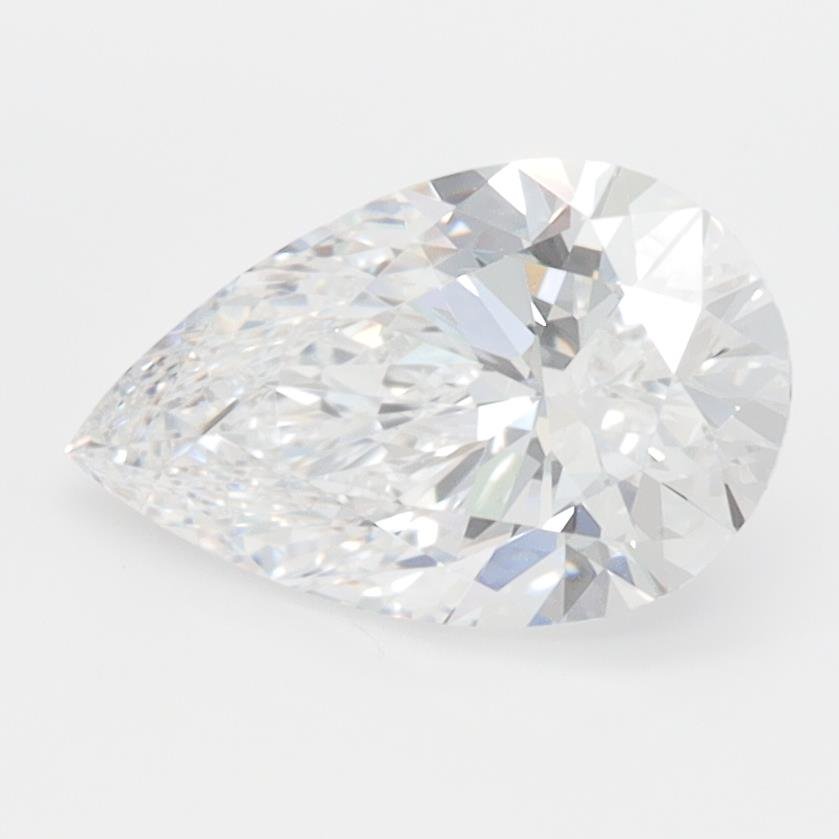 1.51ct D VVS2 Rare Carat Ideal Cut Pear Lab Grown Diamond