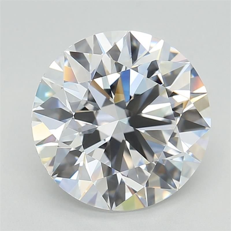 5.01ct D FL Rare Carat Ideal Cut Round Lab Grown Diamond