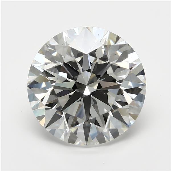 3.28ct I VS2 Rare Carat Ideal Cut Round Diamond