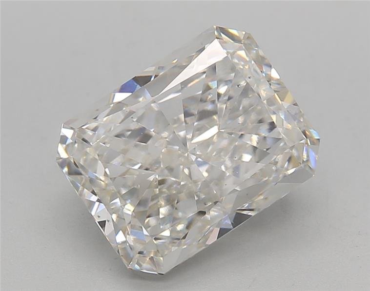 3.84ct H VS2 Rare Carat Ideal Cut Radiant Lab Grown Diamond