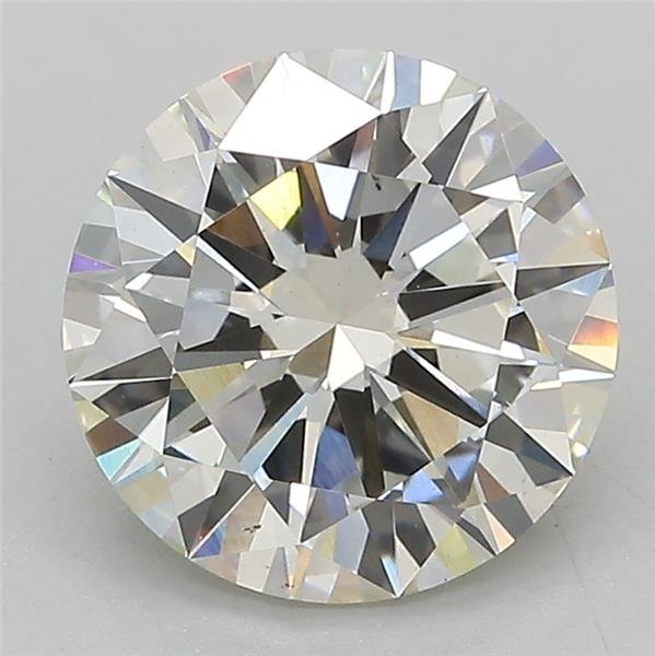 3.01ct J VS1 Excellent Cut Round Lab Grown Diamond
