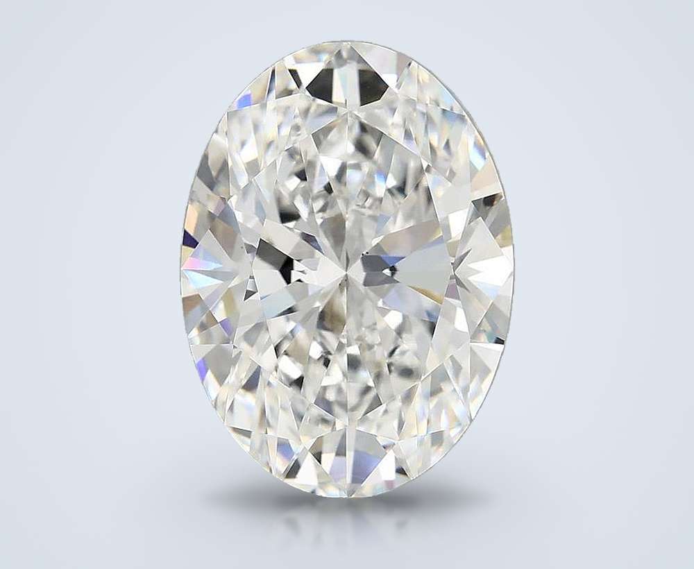 6.42 Carat Oval Lab Diamond