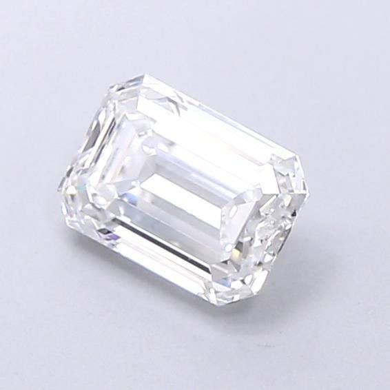 1.05ct D VVS2 Rare Carat Ideal Cut Emerald Lab Grown Diamond