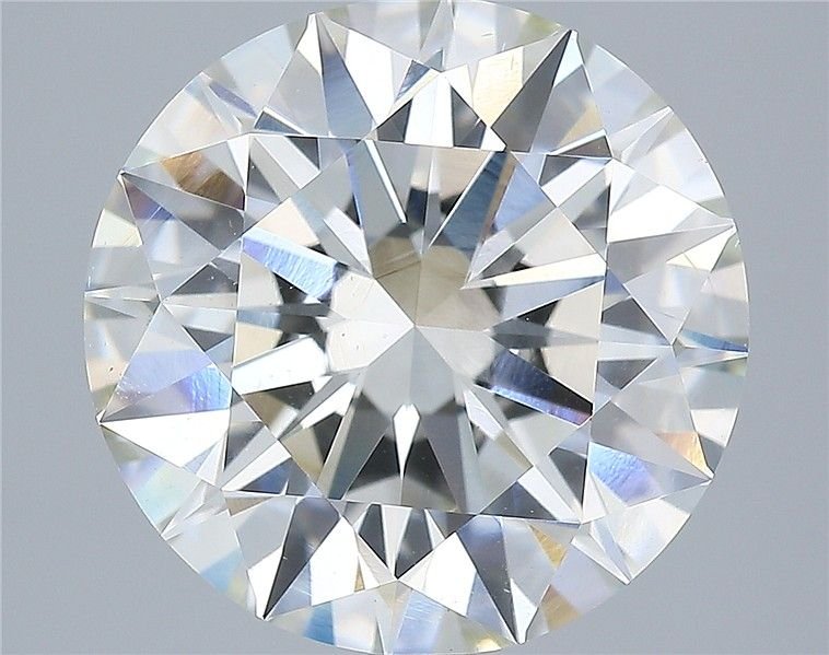 5.02ct I VS2 Rare Carat Ideal Cut Round Diamond