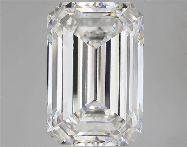16.05ct F VVS2 Rare Carat Ideal Cut Emerald Lab Grown Diamond