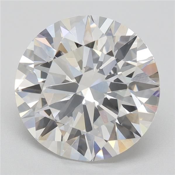 2.85ct E VVS2 Rare Carat Ideal Cut Round Lab Grown Diamond