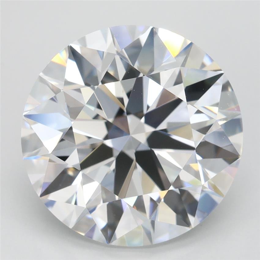 5.07ct D FL Rare Carat Ideal Cut Round Lab Grown Diamond
