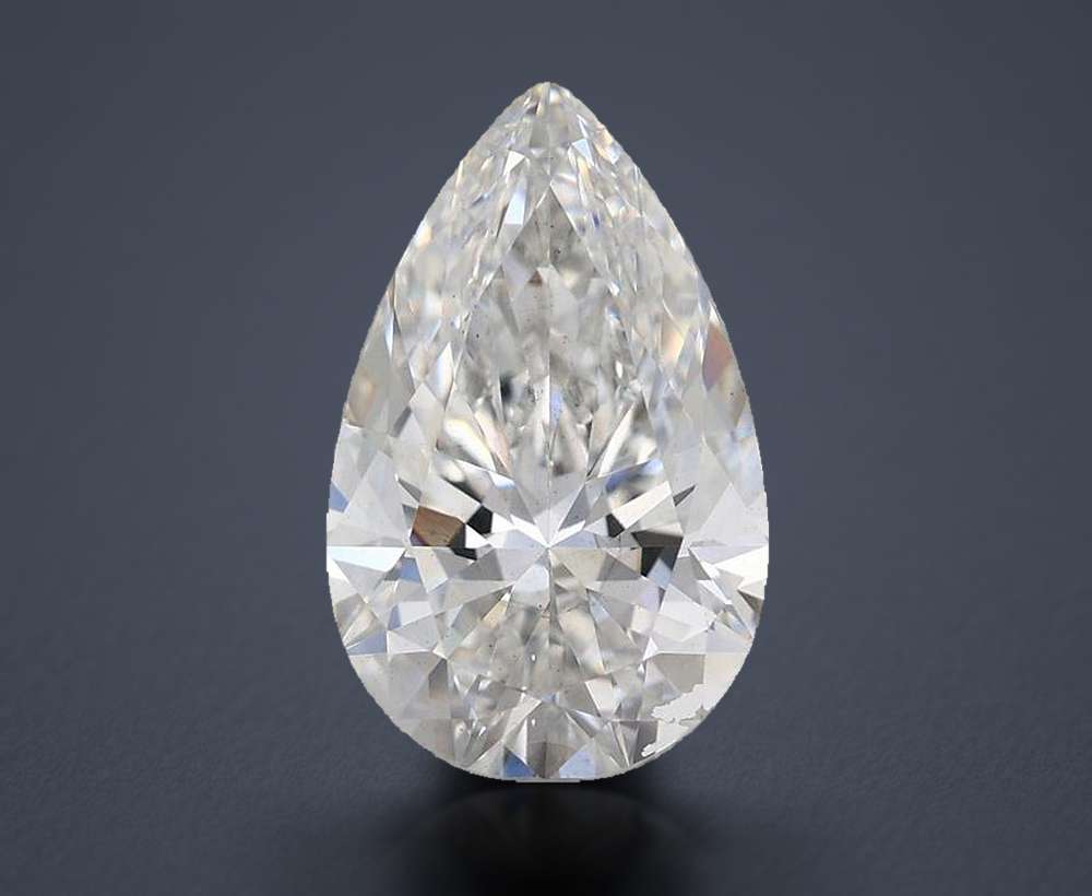 3.38 Carat Pear Lab Diamond