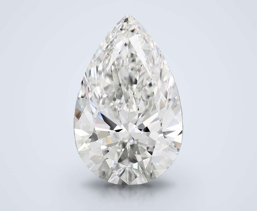 7.78 Carat Pear Lab Diamond