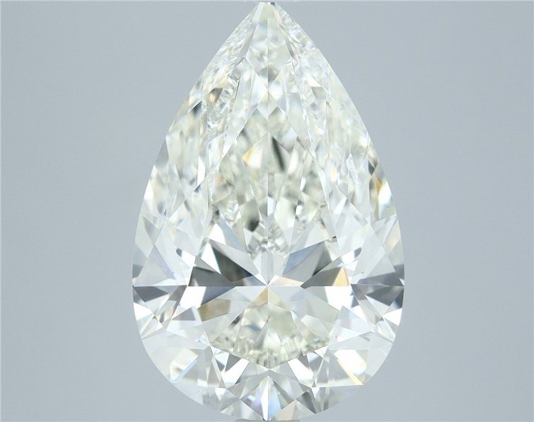 4.00ct I SI1 Rare Carat Ideal Cut Pear Diamond