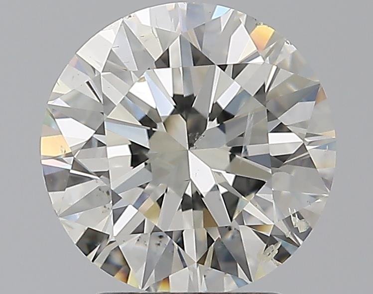 2.39ct I SI2 Rare Carat Ideal Cut Round Diamond