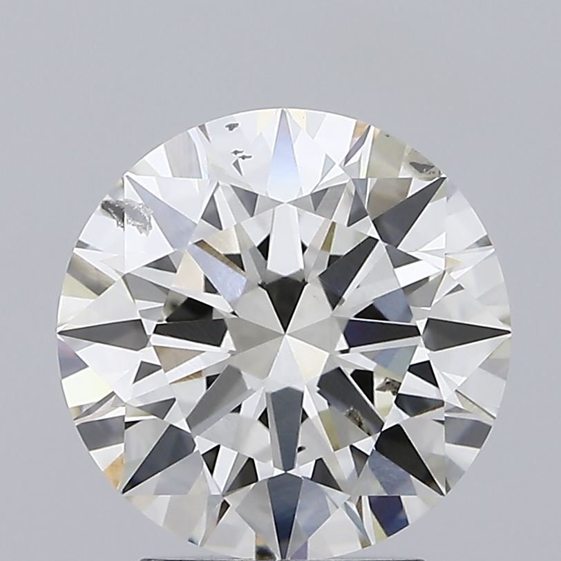 2.61ct I SI1 Rare Carat Ideal Cut Round Lab Grown Diamond