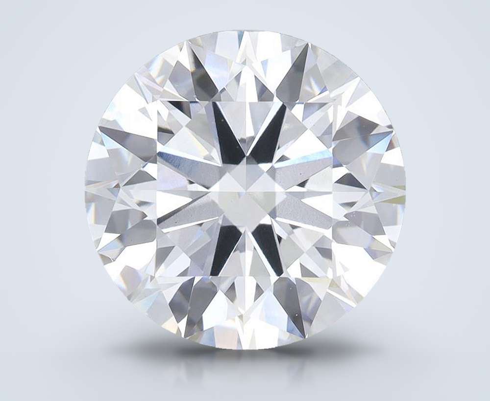 7.59 Carat Round Lab Diamond