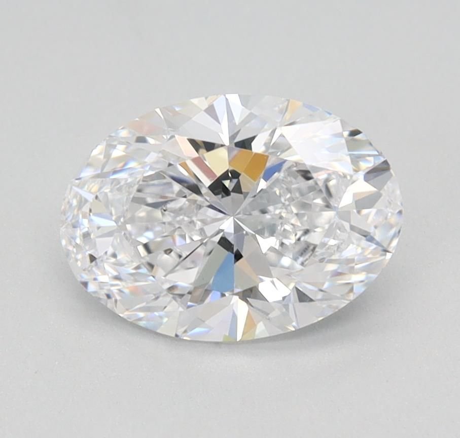 1.02ct D VS2 Rare Carat Ideal Cut Oval Lab Grown Diamond