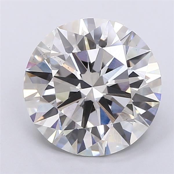 4.27ct H VS2 Rare Carat Ideal Cut Round Lab Grown Diamond