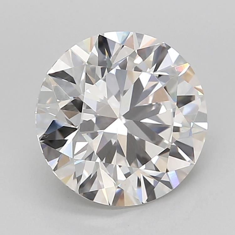 3.06ct F VS1 Rare Carat Ideal Cut Round Lab Grown Diamond