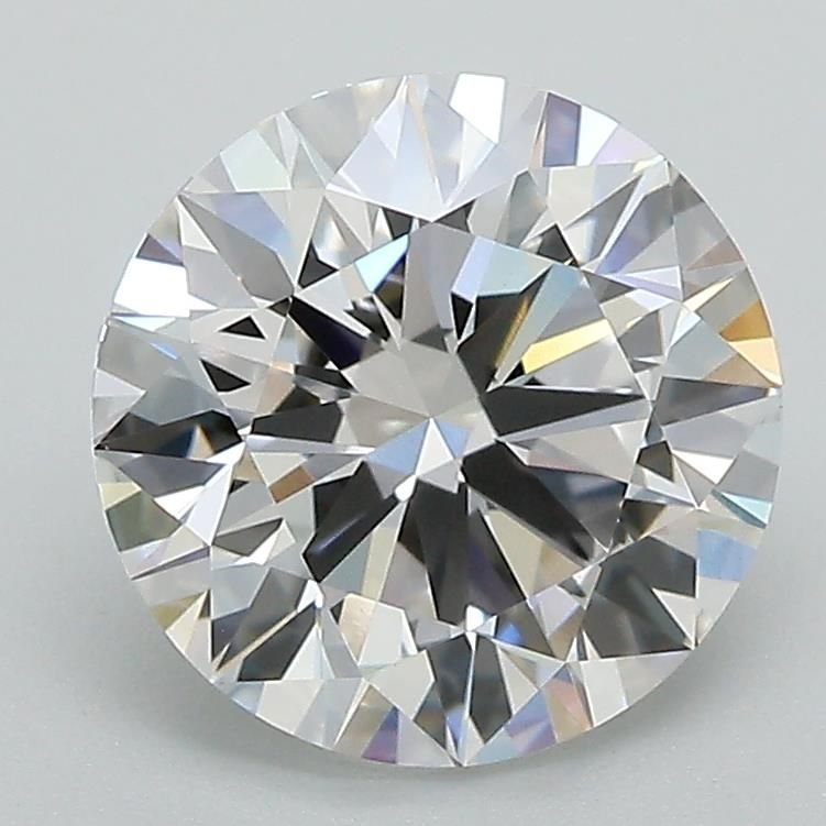 2.58ct E VVS2 Rare Carat Ideal Cut Round Lab Grown Diamond