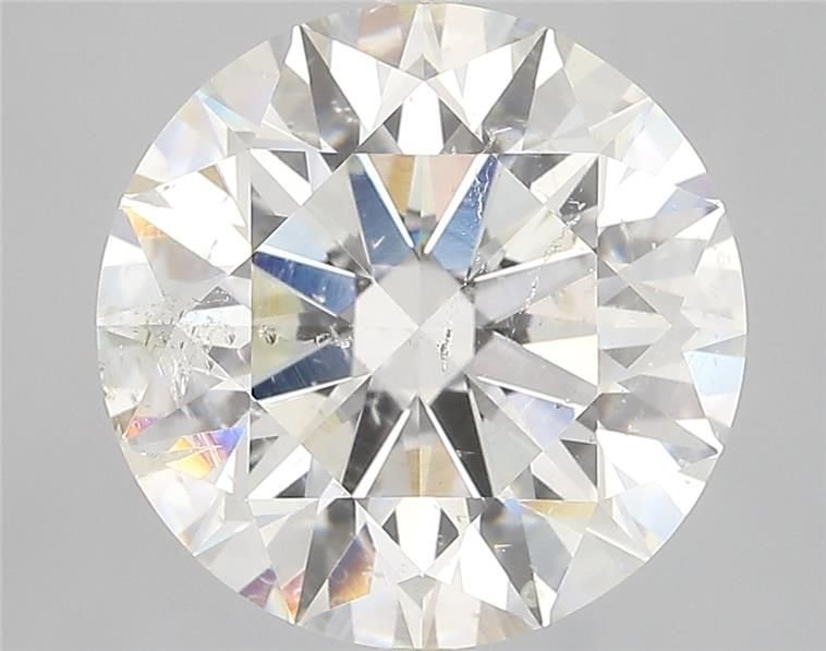 6.50ct G SI2 Rare Carat Ideal Cut Round Diamond