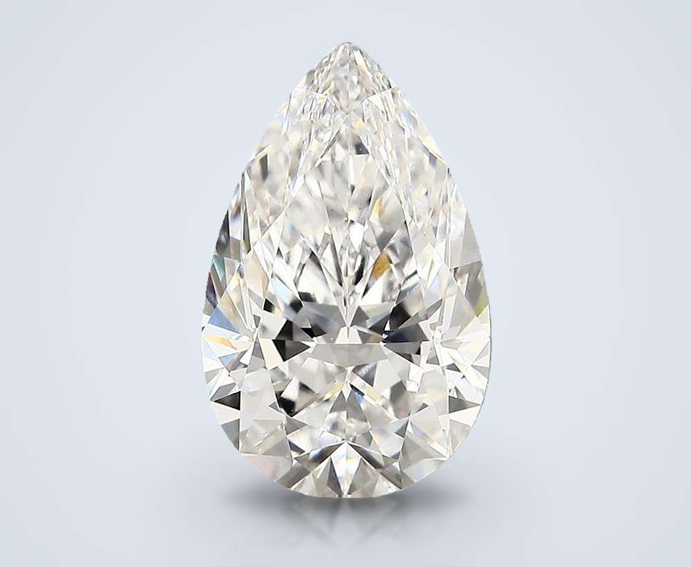 3.71 Carat Pear Lab Diamond