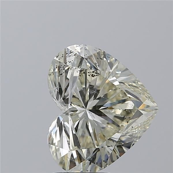 5.07ct J SI2 Rare Carat Ideal Cut Heart Diamond