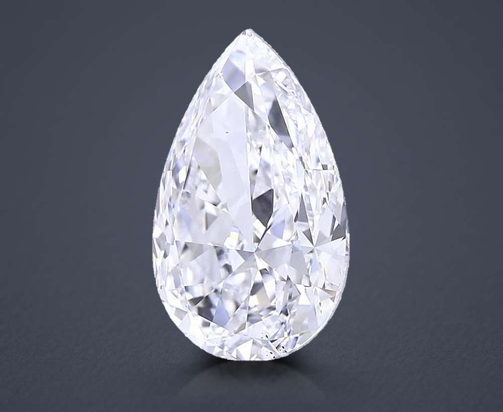 5.03 Carat Pear Natural Diamond