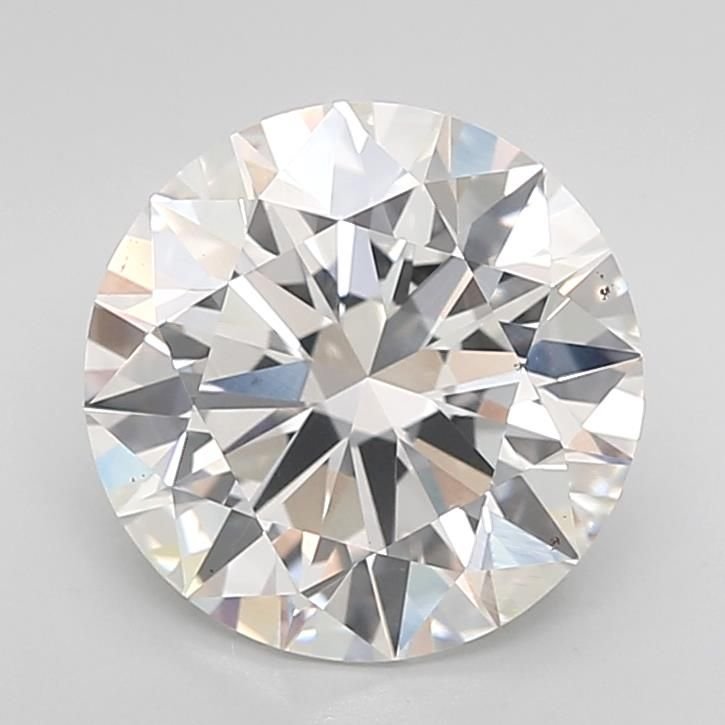 3.06ct F VVS2 Rare Carat Ideal Cut Round Lab Grown Diamond