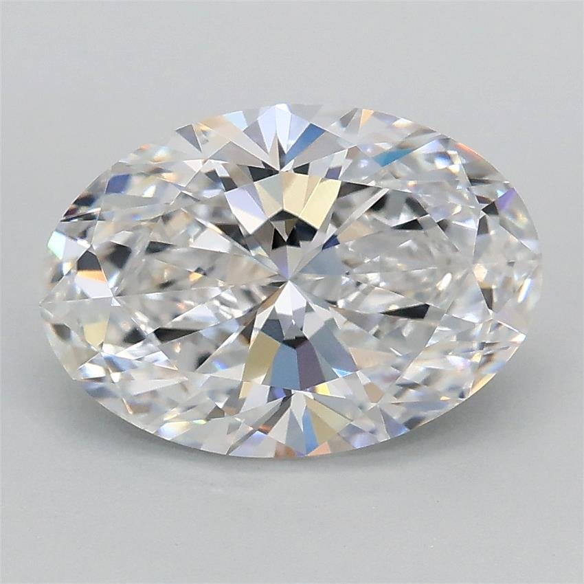 2.01ct D VVS2 Rare Carat Ideal Cut Oval Lab Grown Diamond