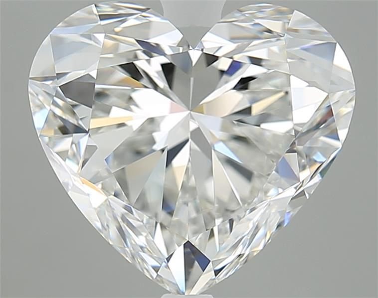 4.01ct G SI1 Rare Carat Ideal Cut Heart Diamond