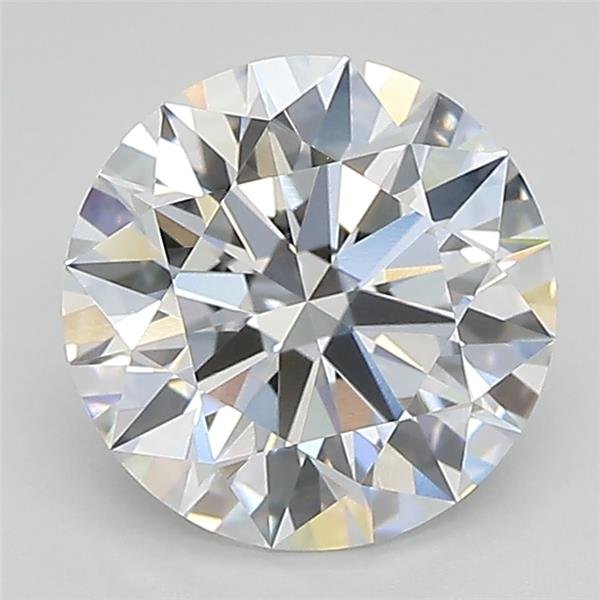 2.11ct D VVS2 Rare Carat Ideal Cut Round Lab Grown Diamond