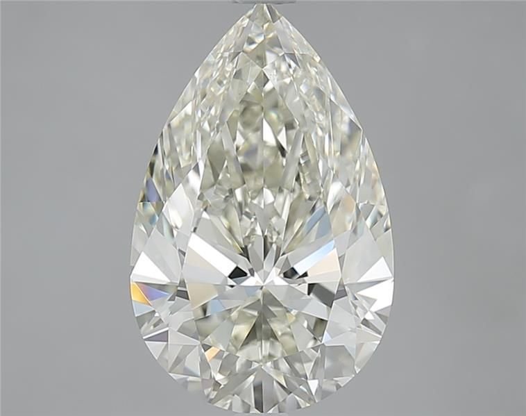 4.01ct J VS1 Rare Carat Ideal Cut Pear Diamond