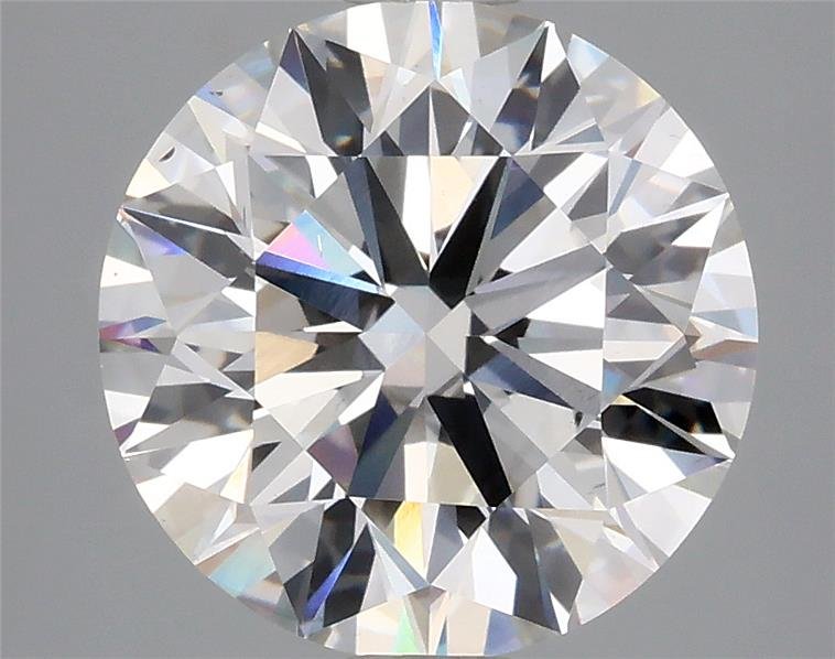 3.39ct H VS2 Rare Carat Ideal Cut Round Lab Grown Diamond