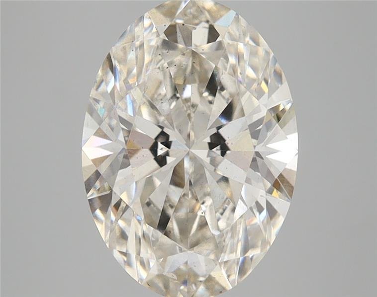 3.08ct H SI1 Rare Carat Ideal Cut Oval Lab Grown Diamond
