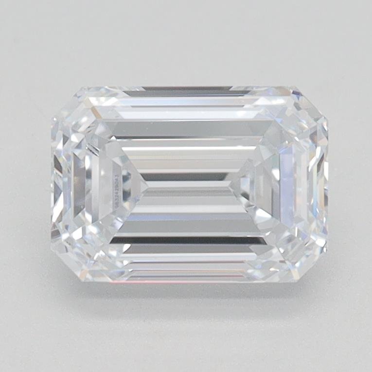 1.50ct E VVS2 Rare Carat Ideal Cut Emerald Lab Grown Diamond