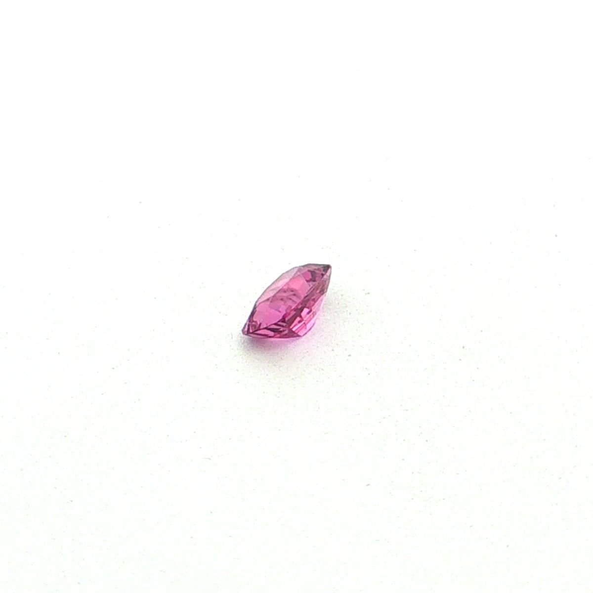 1.08 Carat Purple Cushion Sapphire
