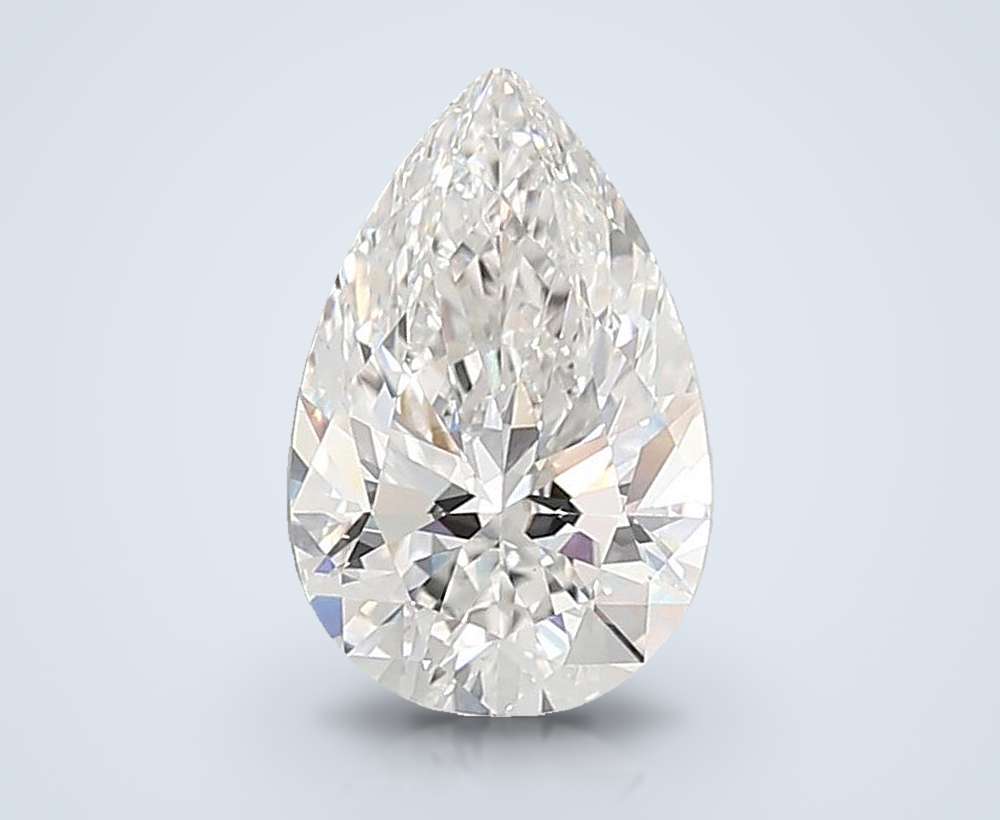 3.77 Carat Pear Lab Diamond
