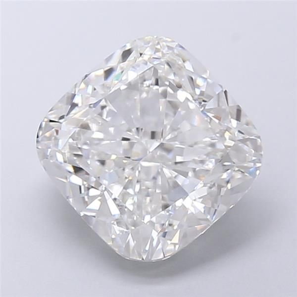 5.32ct E VVS2 Rare Carat Ideal Cut Cushion Lab Grown Diamond