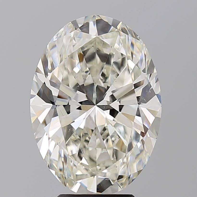 5.20ct J SI1 Rare Carat Ideal Cut Oval Diamond