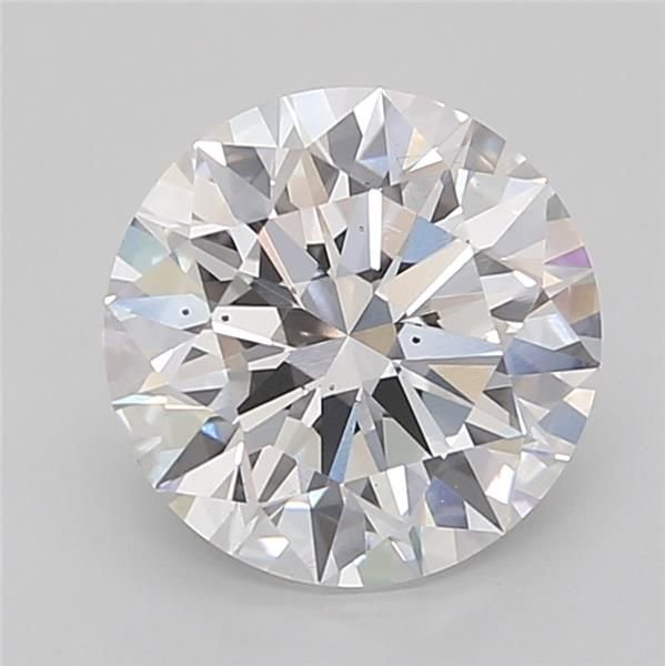 3.02ct E VS2 Rare Carat Ideal Cut Round Lab Grown Diamond