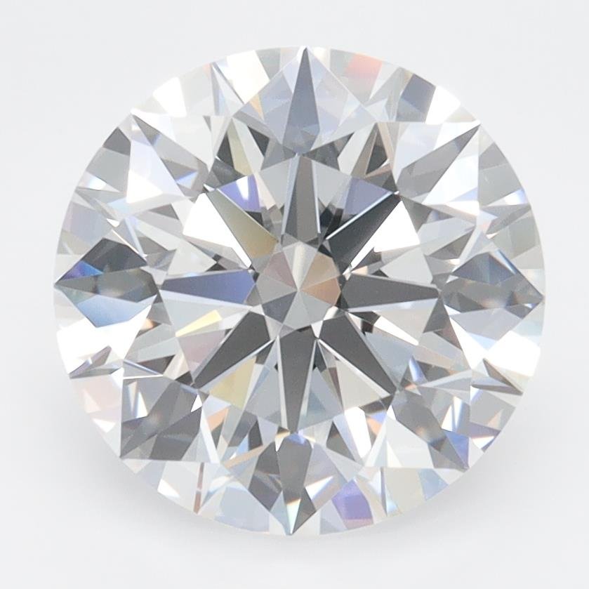 3.43ct D VVS2 Rare Carat Ideal Cut Round Lab Grown Diamond