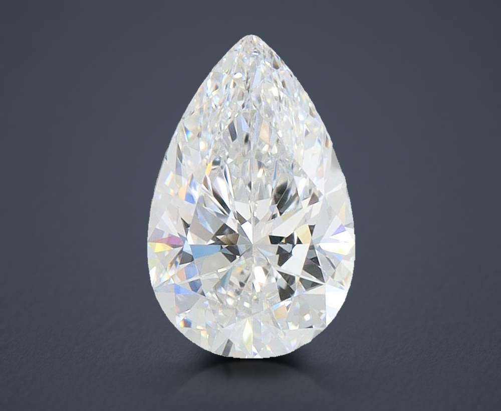 1.54 Carat Pear Lab Diamond
