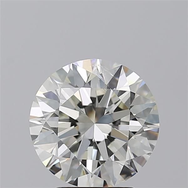 3.00ct J SI2 Rare Carat Ideal Cut Round Diamond