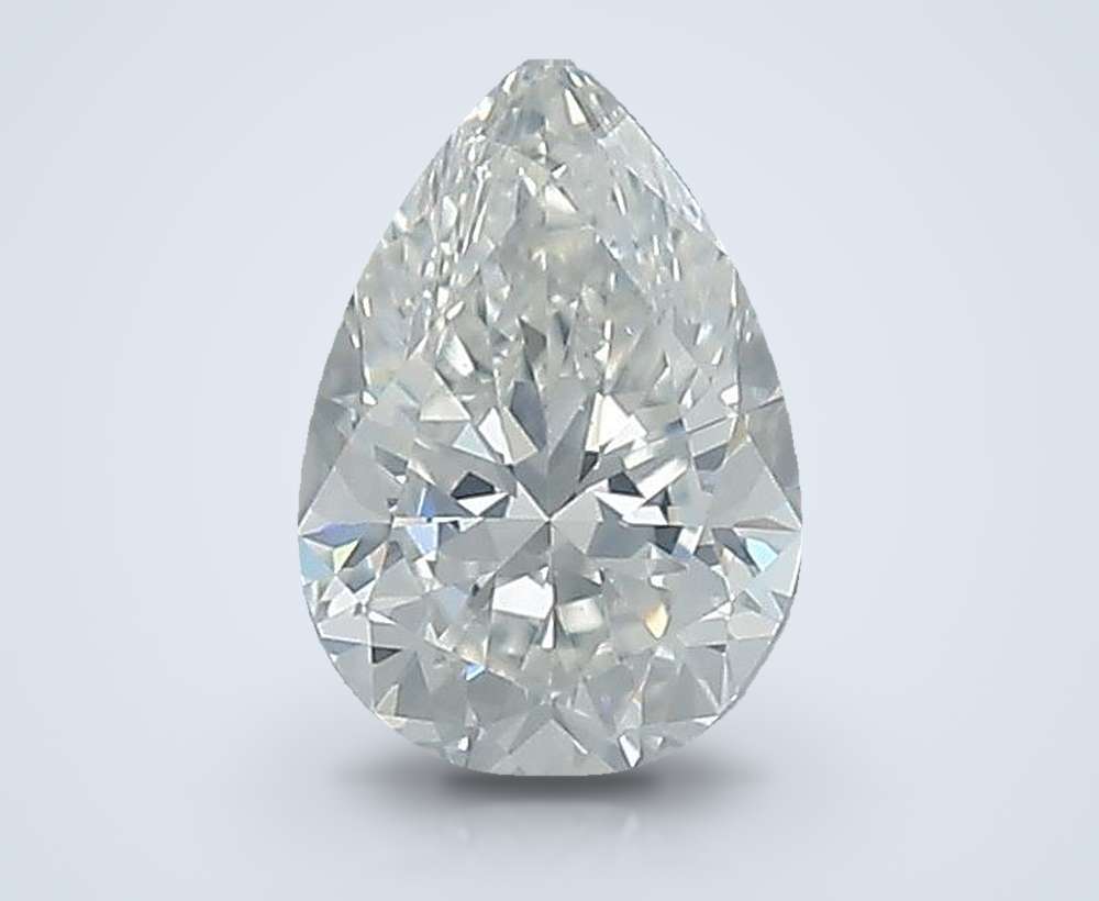 0.50 Carat Pear Natural Diamond